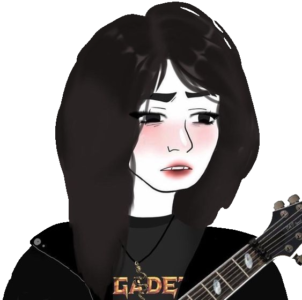 Metal Guitar Alt Girl Wojak