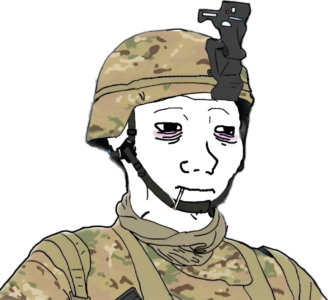 Modern Soldier Doomer Wojak