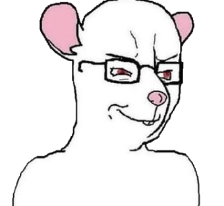 Mouse With Glasses Soyjak