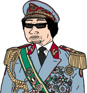 Muammar Gaddafi Sunglasses Libya Wojak