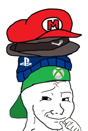 Multi Platform Gamer Wojak