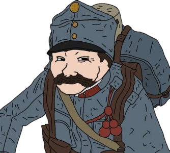 Mustache Soldier Wojak