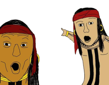 Native American Pointing Wojaks