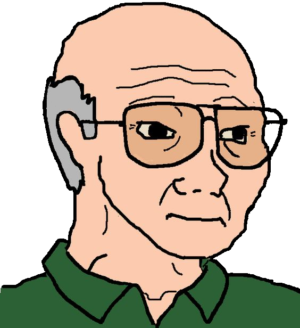 Old Man Green Shirt Wojak