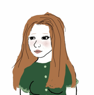 Pencil Eyebrows Tradwife Wojak