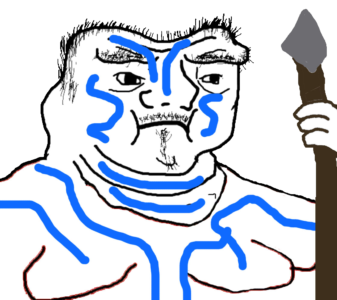 Pict With Spear Brainlet Wojak