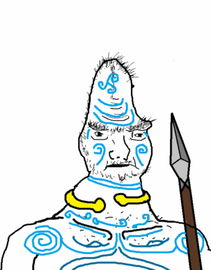 Pict With Spear Brainlet Wojak