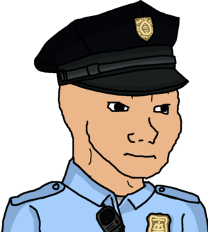 Police Officer Generic Wojak