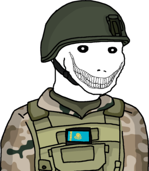 Psycho Kazakhstan Soldier Wojak