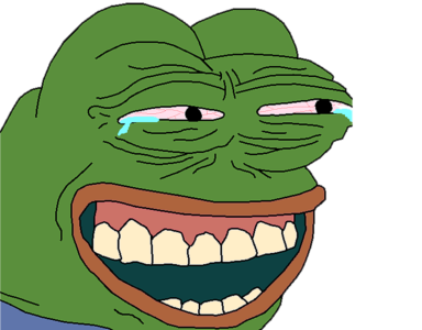 Red Eye Laughing Pepe