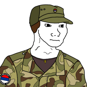 Republika Srpska Soldier Wojak