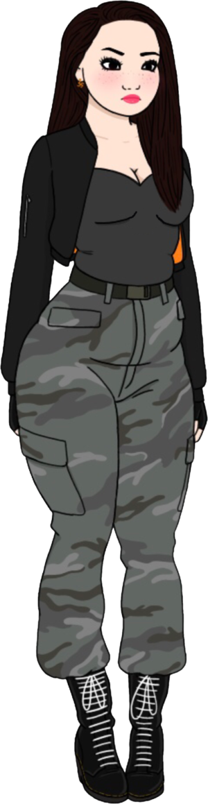 Right Wing Alt Girl Full Body Wojak