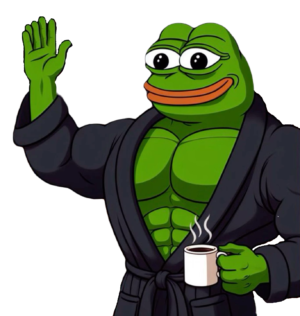 Robe And Coffee Muscular Pepe