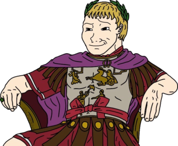 Roman Emperor Full Body Wojak