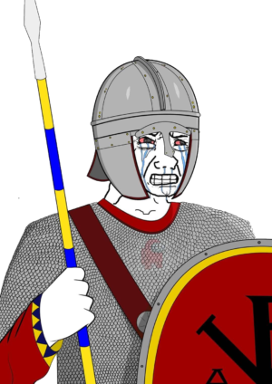 Roman Military Crying Wojak