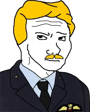 Royal Air Force Blonde Wojak