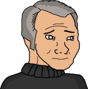 Sad Grey Hair Wojak