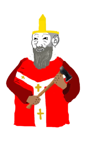 Saint Boniface Grey Chad Wojak