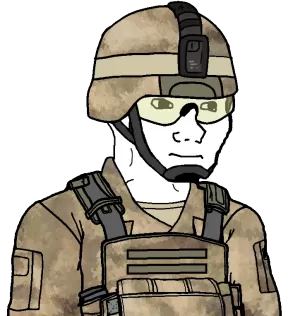 Sand Us Military Wojak