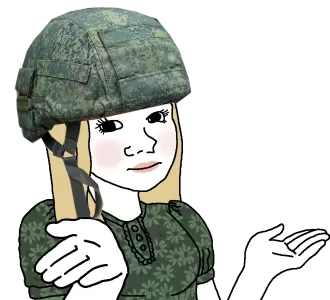 Shrug Military Tradwife