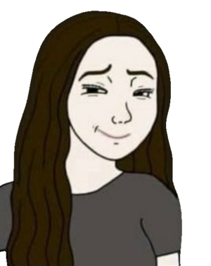 Smirk Alt Girl Wojak