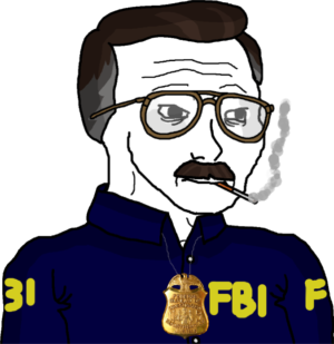 Smoking Fbi Agent Wojak