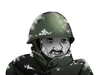 Soldier In Snow Wojak