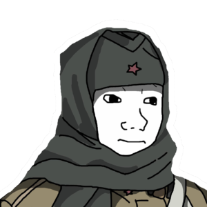 Soviet Head Wrap Wojak