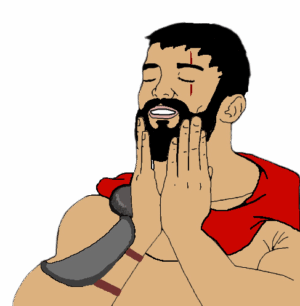 Spartan Warrior Feels Good Wojak