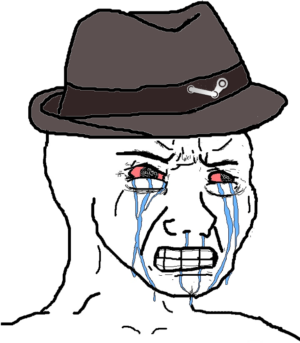 Steam Tophat Crying Wojak
