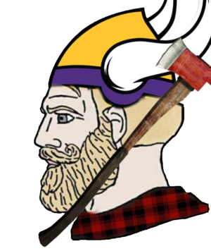 Stereotypical Viking Chad