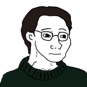 Sweater And Glasses Wojak