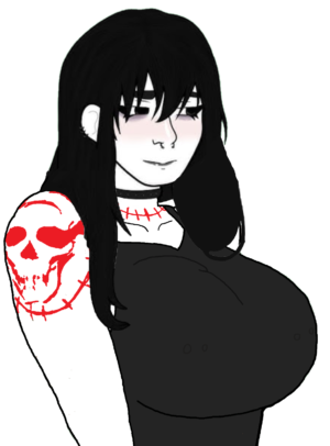 Tattoo Goth Girl Wojak