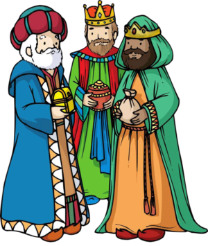 Three Wise Men Wojaks Full Body
