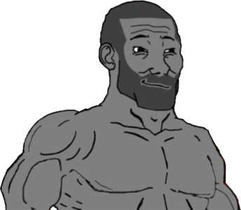 Upper Body Gigachad Wojak