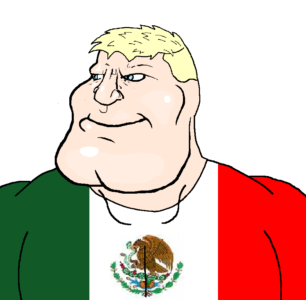 White Blonde Mexican Wojak