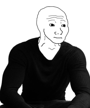 Wojak Gigachad Pose