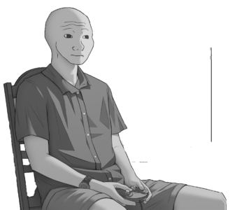 Wojak Playing Video Games