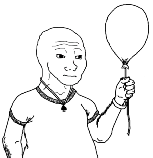 Wojak With A Balloon