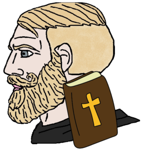 Yes Chad With Bible Wojak