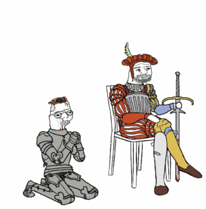 Zoomer Knight And Landsknecht Boomer Wojaks
